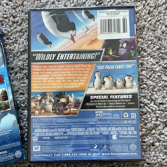 Bundle of 6 Dreamworks DVD & BluRay movies - Picture 3 of 4